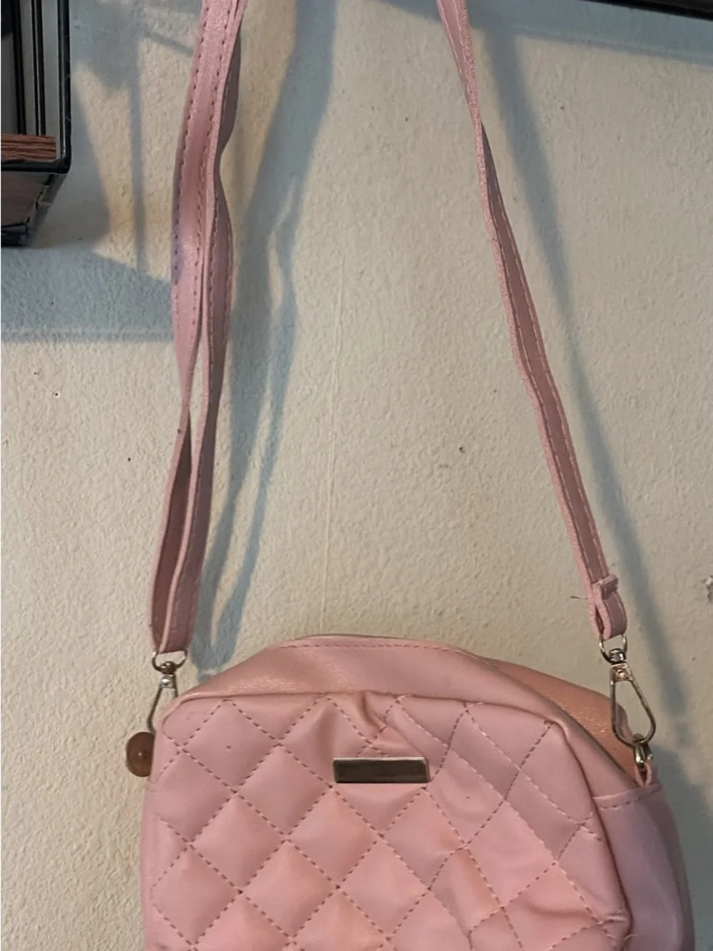 Juicy Couture Mint Green Quilted Floral Mini Backpack with Pom Pom